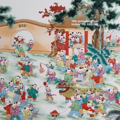 Tranh Sứ Bách Nhi Đồ